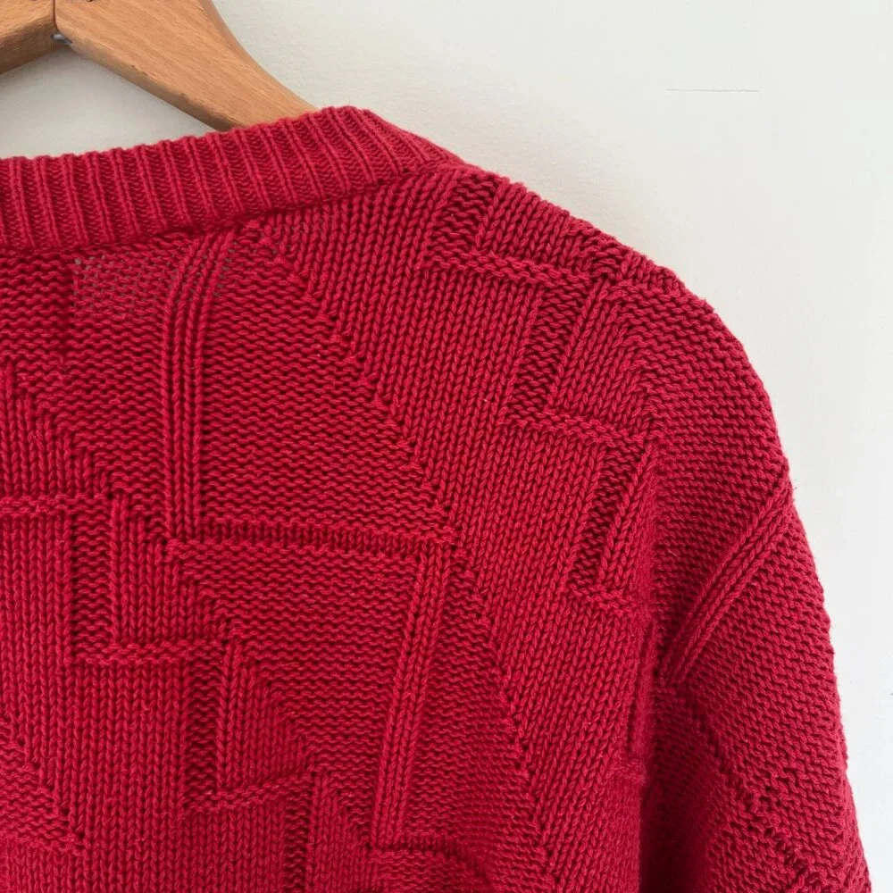 Vintage Cotton Knit Sweater